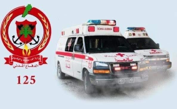 حادث سير على طريق عام فيطرون نتج عنه ثلاثة جرحى 112112