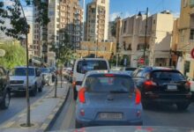 حركة المرور كثيفة على طريق الأشرفية بالإتجاهين 112112