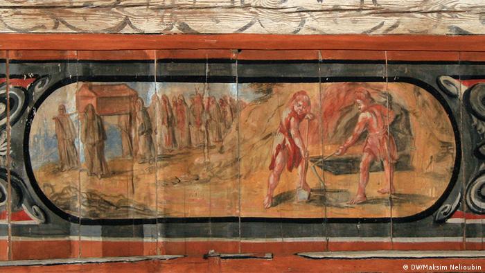 Abbild der Bundeslade in der Heilig-Geist-Kirche Wismar 009 (Foto: DW / Maksim Nelioubin)