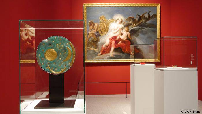 Peter Paul Rubens Gemälde Die Geburt der Milchstraße auf der Ausstellung Outer Space in der Bundeskunsthalle Bonn
(c) DW/H. Mund