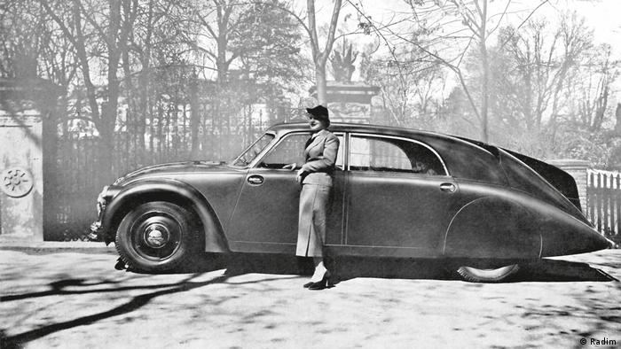 Werbung für den Tatra 77 in Frankreich 1934 (Radim)