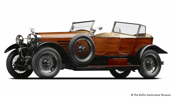 Ein Modell des Hispano-Suiza Type HB6 (The Mullin Automotive Museum)