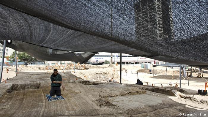Israel Tel Aviv Archäologische Ausgrabung Israel Tel Aviv Archäologische Ausgrabung