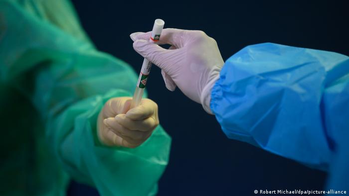 Deutschland Corona-Testcenter