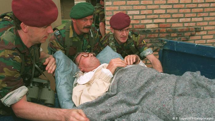 Bildergalerie Genozid in Ruanda Belgische Soldaten