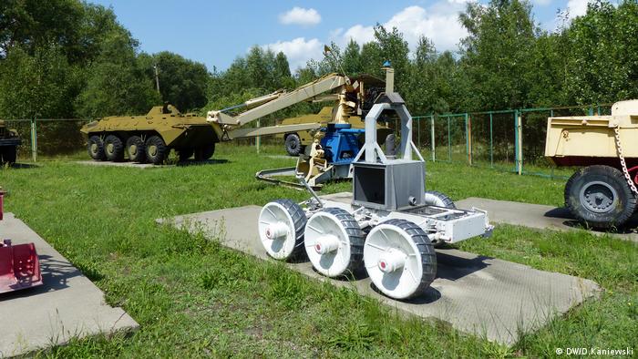 Das Gerät der Liquidatoren im Museum in Tschenobyl Das Gerät der Liquidatoren im Museum in Tschenobyl