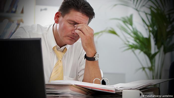Symbolbild Stress am Arbeitsplatz  Symbolbild Stress am Arbeitsplatz