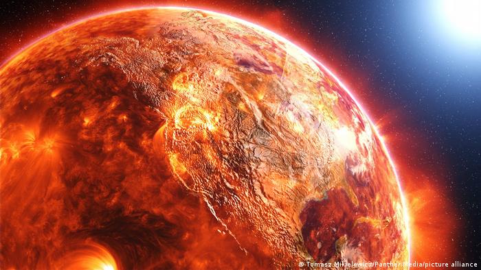 صورة تخيلية لما قد تصبح عليه الأرض إذا فشلت جهود خفض حرارة الكوكب