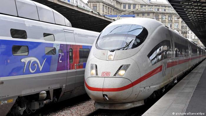 Alstom TGV next to Siemens ICE (Picture Alliance/dpa)