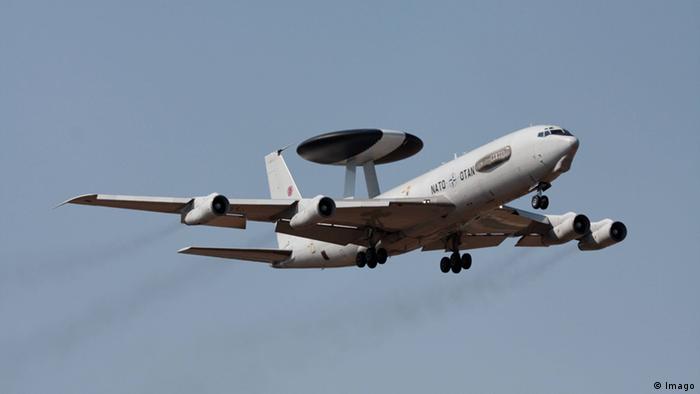 Aufklärungsflugzeug Boeing mit AWACS Aufklärungsflugzeug Boeing mit AWACS