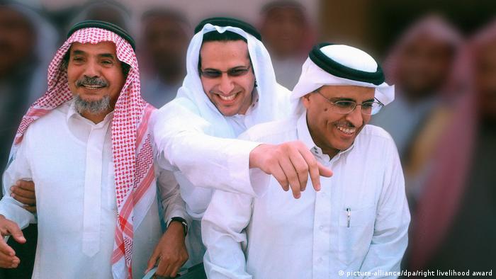 Right Livelihood Preisträger | Abdullah al-Hamid, Walid Abu al-Chair und Mohammed Fahad al-Kahtani (picture-alliance/dpa/right livelihood award) Right Livelihood Preisträger | Abdullah al-Hamid, Walid Abu al-Chair und Mohammed Fahad al-Kahtani (picture-alliance/dpa/right livelihood award)
