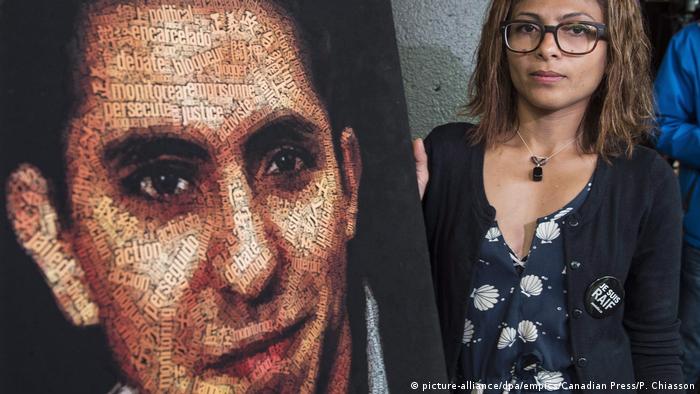 Kanada | Saudischer Blogger Raif Badawi (Bild) und seine Frau Ensaf Haidar (picture-alliance/dpa/empics/Canadian Press/P. Chiasson) Kanada | Saudischer Blogger Raif Badawi (Bild) und seine Frau Ensaf Haidar (picture-alliance/dpa/empics/Canadian Press/P. Chiasson)