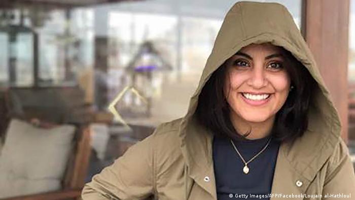 Saudi Arabien Loujain al-Hathloul (Getty Images/AFP/Facebook/Loujain al-Hathloul ) Saudi Arabien Loujain al-Hathloul (Getty Images/AFP/Facebook/Loujain al-Hathloul )