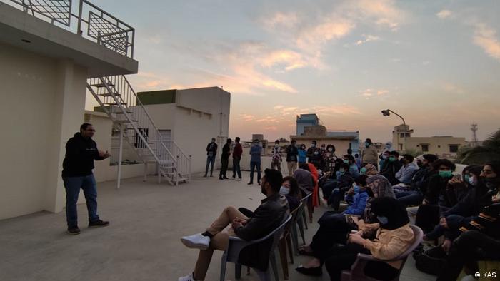 Pakistan Astronomie Konjunktion Jupiter Saturn