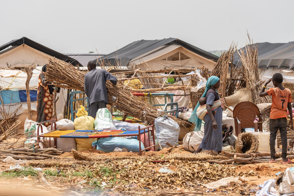 مخيم مادري لإستقبال اللاجئين السودانيين في تشاد. 23 أغسطس/أب 2023.