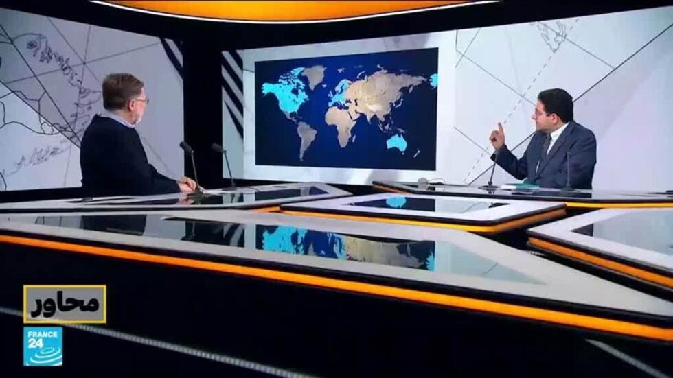 didier billon ديديه بيون لقطة من محاور على فرانس24. 