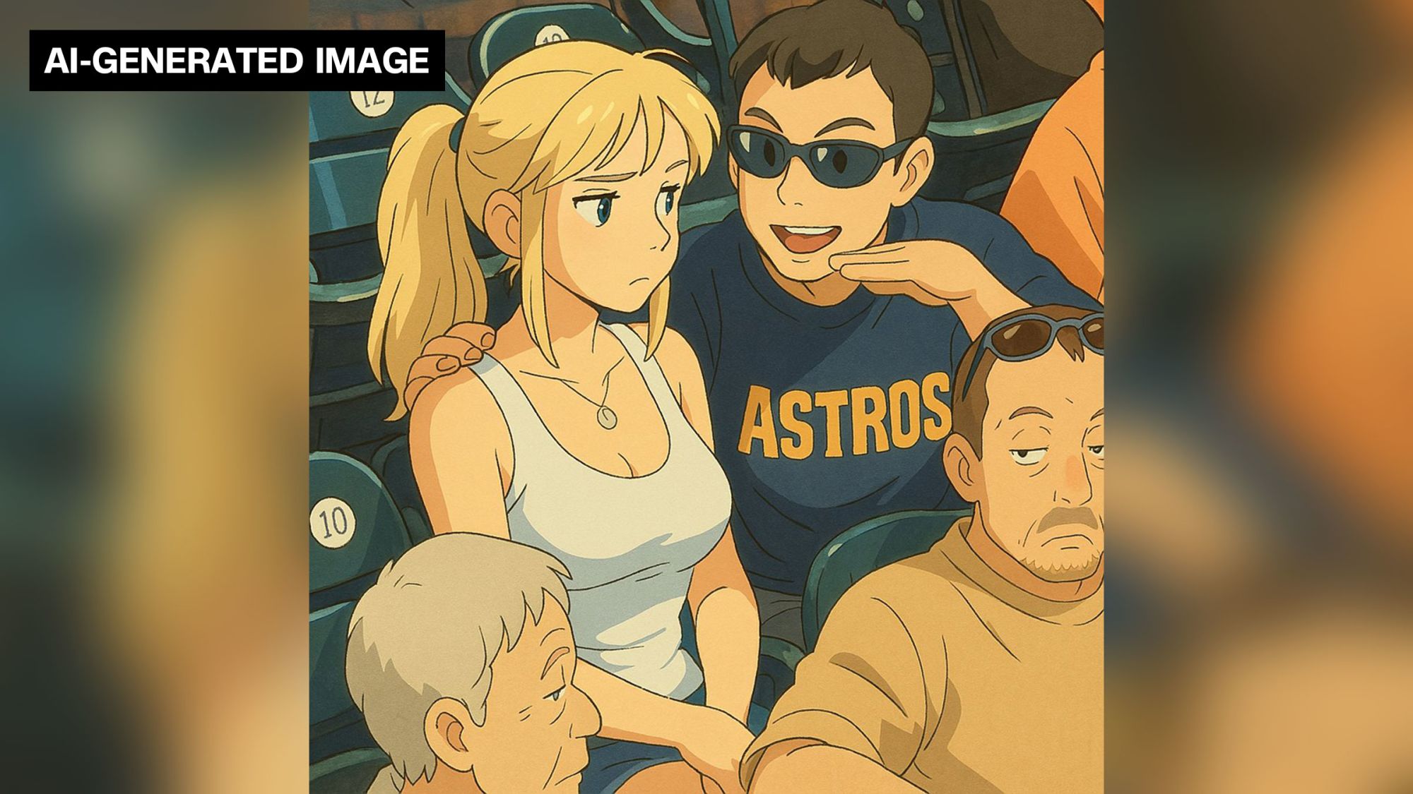 The “bro explaining” meme, turned into a Studio Ghibli-style AI illustration by X account @PJaccetturo, one of many social media users posting about OpenAI’s new image generation technology.