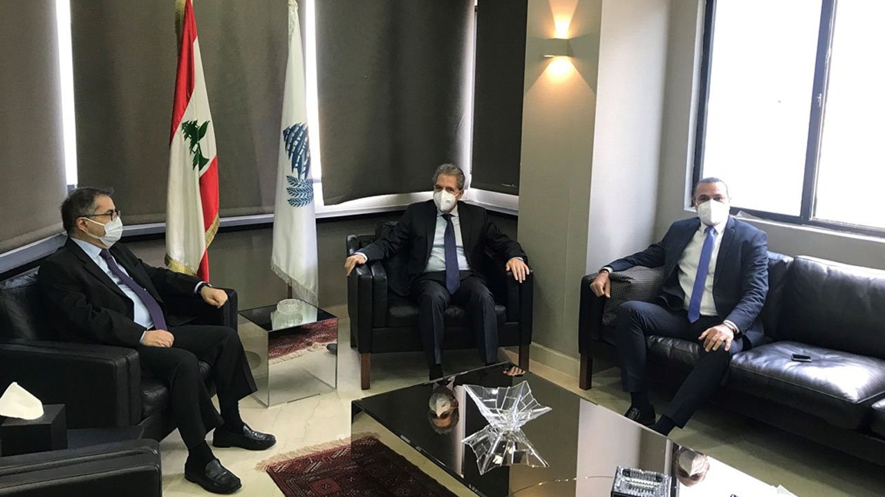 الوزير وزني استقبل النائب ميشال موسى ورئيس الهيئة الوطنية لسلامة الغذاء 112112